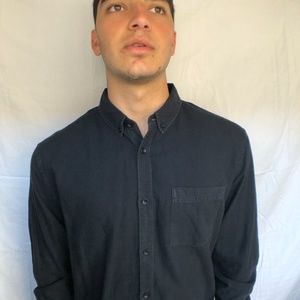 Urban Outfitters Black Button Down: Modern Fit